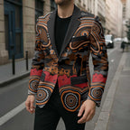 ANZAC Day Wests Tigers Blazer Military Memorial Aboriginal Indigenous Art