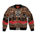 ANZAC Day Wests Tigers Bomber Jacket Military Memorial Aboriginal Indigenous Art