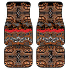 ANZAC Day Wests Tigers Car Mats Military Memorial Aboriginal Indigenous Art