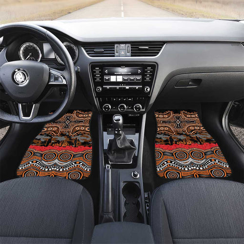 ANZAC Day Wests Tigers Car Mats Military Memorial Aboriginal Indigenous Art