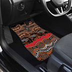 ANZAC Day Wests Tigers Car Mats Military Memorial Aboriginal Indigenous Art