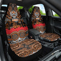 ANZAC Day Wests Tigers Car Seat Cover Military Memorial Aboriginal Indigenous Art