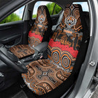 ANZAC Day Wests Tigers Car Seat Cover Military Memorial Aboriginal Indigenous Art