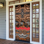 ANZAC Day Wests Tigers Door Cover Military Memorial Aboriginal Indigenous Art