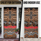 ANZAC Day Wests Tigers Door Cover Military Memorial Aboriginal Indigenous Art