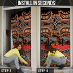 ANZAC Day Wests Tigers Door Cover Military Memorial Aboriginal Indigenous Art