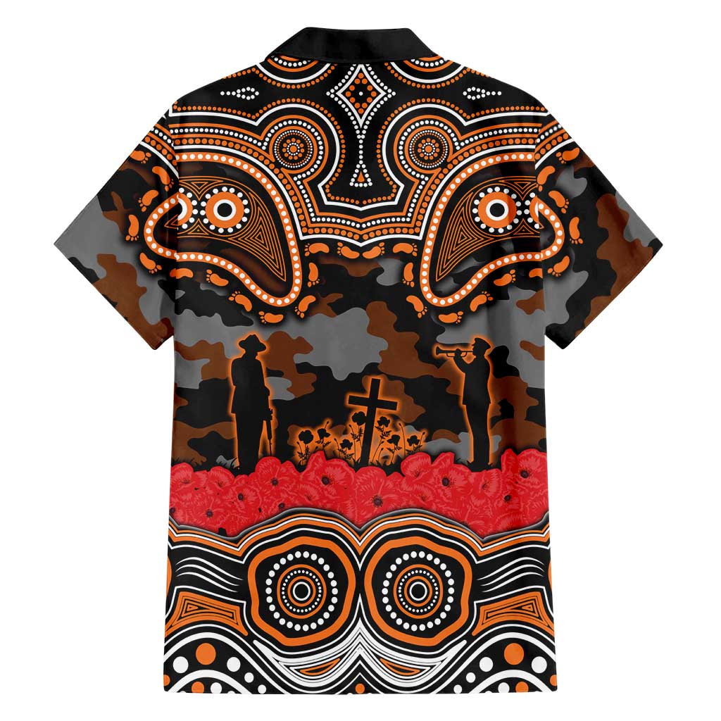 ANZAC Day Wests Tigers Family Matching Long Sleeve Bodycon Dress and Hawaiian Shirt Military Memorial Aboriginal Indigenous Art