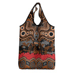 ANZAC Day Wests Tigers Grocery Bag Military Memorial Aboriginal Indigenous Art