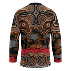 ANZAC Day Wests Tigers Hockey Jersey Military Memorial Aboriginal Indigenous Art