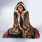 ANZAC Day Wests Tigers Hooded Blanket Military Memorial Aboriginal Indigenous Art