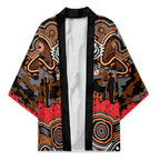 ANZAC Day Wests Tigers Kimono Military Memorial Aboriginal Indigenous Art