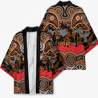 ANZAC Day Wests Tigers Kimono Military Memorial Aboriginal Indigenous Art