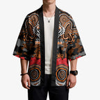 ANZAC Day Wests Tigers Kimono Military Memorial Aboriginal Indigenous Art