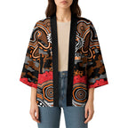ANZAC Day Wests Tigers Kimono Military Memorial Aboriginal Indigenous Art