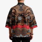 ANZAC Day Wests Tigers Kimono Military Memorial Aboriginal Indigenous Art