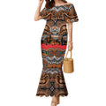 ANZAC Day Wests Tigers Mermaid Dress Military Memorial Aboriginal Indigenous Art