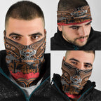 ANZAC Day Wests Tigers Neck Gaiter Military Memorial Aboriginal Indigenous Art