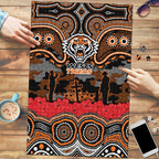 ANZAC Day Wests Tigers Puzzle Military Memorial Aboriginal Indigenous Art