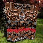 ANZAC Day Wests Tigers Quilt Military Memorial Aboriginal Indigenous Art