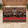 ANZAC Day Wests Tigers Rubber Doormat Military Memorial Aboriginal Indigenous Art