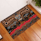 ANZAC Day Wests Tigers Rubber Doormat Military Memorial Aboriginal Indigenous Art