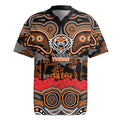 ANZAC Day Wests Tigers Rugby Jersey Military Memorial Aboriginal Indigenous Art