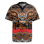 ANZAC Day Wests Tigers Rugby Jersey Military Memorial Aboriginal Indigenous Art