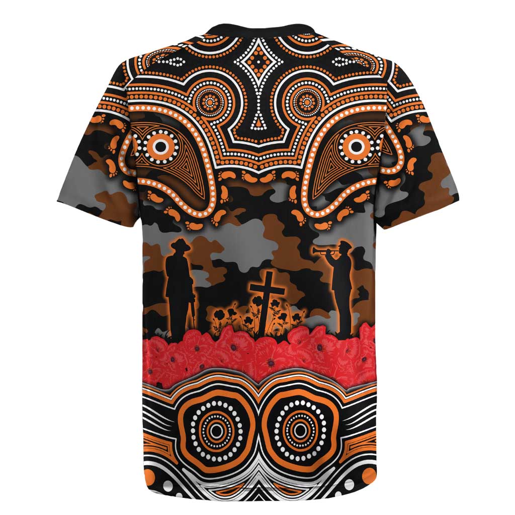ANZAC Day Wests Tigers Rugby Jersey Military Memorial Aboriginal Indigenous Art