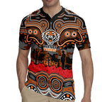 ANZAC Day Wests Tigers Rugby Jersey Military Memorial Aboriginal Indigenous Art