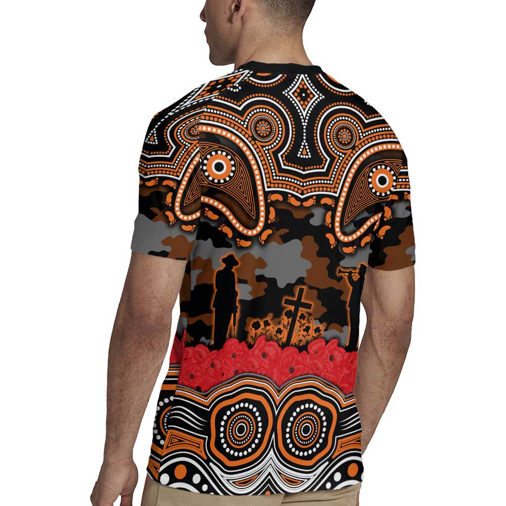 ANZAC Day Wests Tigers Rugby Jersey Military Memorial Aboriginal Indigenous Art