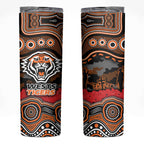 ANZAC Day Wests Tigers Skinny Tumbler Military Memorial Aboriginal Indigenous Art