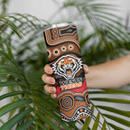 ANZAC Day Wests Tigers Skinny Tumbler Military Memorial Aboriginal Indigenous Art