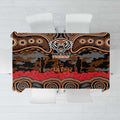 ANZAC Day Wests Tigers Tablecloth Military Memorial Aboriginal Indigenous Art