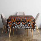 ANZAC Day Wests Tigers Tablecloth Military Memorial Aboriginal Indigenous Art