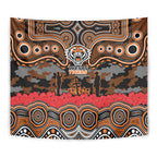 ANZAC Day Wests Tigers Tapestry Military Memorial Aboriginal Indigenous Art