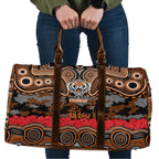 ANZAC Day Wests Tigers Travel Bag Military Memorial Aboriginal Indigenous Art
