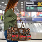 ANZAC Day Wests Tigers Travel Bag Military Memorial Aboriginal Indigenous Art