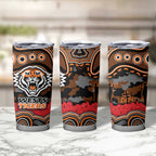 ANZAC Day Wests Tigers Tumbler Cup Military Memorial Aboriginal Indigenous Art