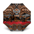 ANZAC Day Wests Tigers Umbrella Military Memorial Aboriginal Indigenous Art