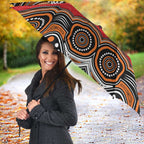 ANZAC Day Wests Tigers Umbrella Military Memorial Aboriginal Indigenous Art