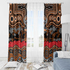 ANZAC Day Wests Tigers Window Curtain Military Memorial Aboriginal Indigenous Art