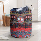 ANZAC Day Sydney Roosters Laundry Basket Military Memorial Aboriginal Indigenous Art
