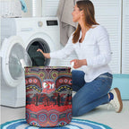ANZAC Day Sydney Roosters Laundry Basket Military Memorial Aboriginal Indigenous Art