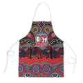 ANZAC Day Sydney Roosters Apron Military Memorial Aboriginal Indigenous Art