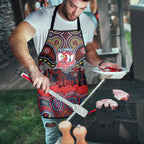 ANZAC Day Sydney Roosters Apron Military Memorial Aboriginal Indigenous Art