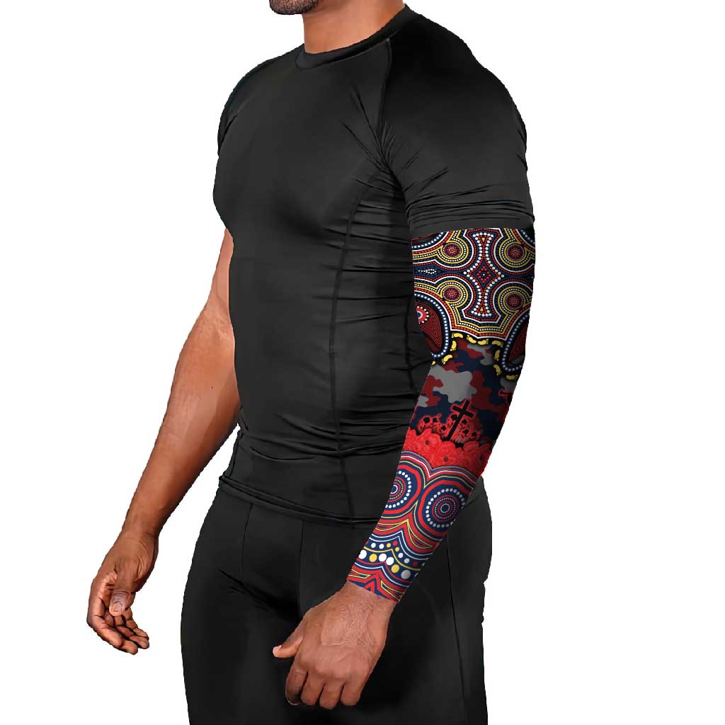 ANZAC Day Sydney Roosters Arm Sleeves Military Memorial Aboriginal Indigenous Art
