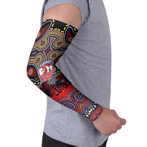 ANZAC Day Sydney Roosters Arm Sleeves Military Memorial Aboriginal Indigenous Art