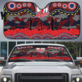 ANZAC Day Sydney Roosters Auto Sun Shade Military Memorial Aboriginal Indigenous Art