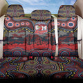 ANZAC Day Sydney Roosters Back Car Seat Cover Military Memorial Aboriginal Indigenous Art