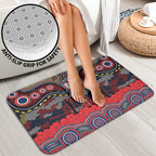 ANZAC Day Sydney Roosters Bathroom Set Military Memorial Aboriginal Indigenous Art